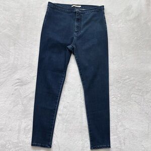 LEVI'S Runaround Super Skinny High Rise Cropped Jean--EUC--L